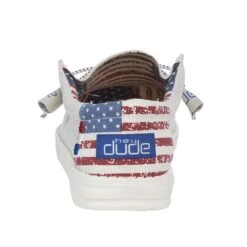 Heydude Men's Wally Off White Patriotic -Heydude Shop 110060184 4
