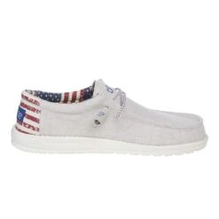Heydude Men's Wally Off White Patriotic -Heydude Shop 110060184 5