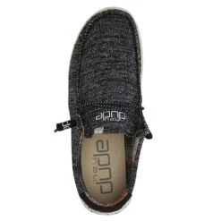 Heydude Men's Hey Dude Wally Sox Black And White Casual Shoe -Heydude Shop 110354912 5