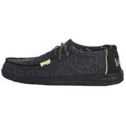 Heydude Mens Hey Dude Wally Sox Neon Lime -Heydude Shop 110358015 03