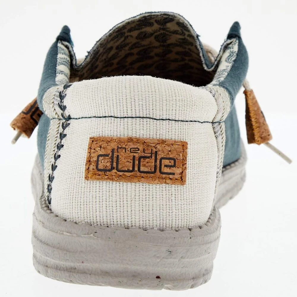 Heydude Men's Hey Dude Wally Line Natural Teal Heydude Men's Hey Dude Wally Line Natural Teal -Heydude Shop 110798357 04