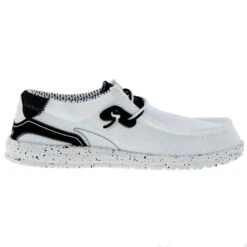 Heydude Men`s Hey Dude Wally Hawk White Black -Heydude Shop 112250178 05
