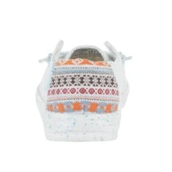 Heydude Kids Hey Dude Wendy White Aztec Casual -Heydude Shop 130120204 4