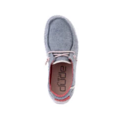 Heydude Hey Dude Wendy Youth Chambray Braid Indigo -Heydude Shop 130125704b