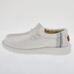 HeydudeHey Dude Youth Wally Natural White -Heydude Shop 130130160 03