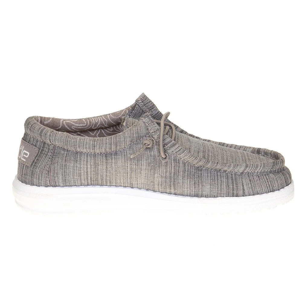 Heydude Youth Hey Dude Walley Linen Stone Casual Shoe Heydude Youth Hey Dude Walley Linen Stone Casual Shoe -Heydude Shop 130130704 4