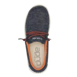 Heydude Youth Hey Dude Ocean Blue Wally Sox Casual Shoe -Heydude Shop 130132118 4