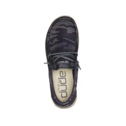 Heydude Youth Hey Dude Navy Camo Wally Casual Shoe -Heydude Shop 130132557 5