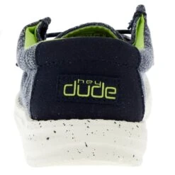 Heydude Kids Hey Dude Wally Stretch Navy Speckle -Heydude Shop 130132778 04