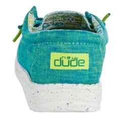 HeydudeYouth Hey Dude Wally Green Chambray Gamer Casual -Heydude Shop 130138360 04