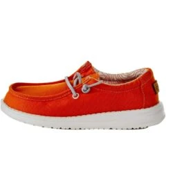 Heydude Hey Dude Youth Wally Fiesta Orange 4 Heydude Hey Dude Youth Wally Fiesta Orange -Heydude Shop 130139771 03