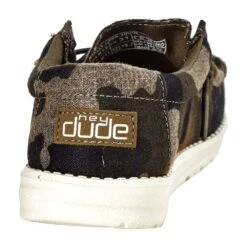 Heydude Youth Hey Dude Camo Wally Casual Shoe -Heydude Shop 130157003 41