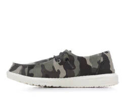 Women's HEYDUDE Wendy Camo Slip-On Shoes -Heydude Shop 131864 281191 3