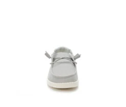Women's HEYDUDE Wendy Chambray Casual Shoes -Heydude Shop 132065 281453 4