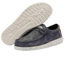 Heydude Men's Hey Dude Wally Print Tropical Grey