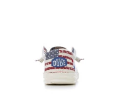 Men's HEYDUDE Wally Patriotic Casual Shoes -Heydude Shop 145832 312474 5