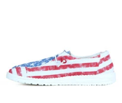 Women's HEYDUDE Wendy Patriotic Slip-On Shoes 4 Women's HEYDUDE Wendy Patriotic Slip-On Shoes -Heydude Shop 146088 313064 3