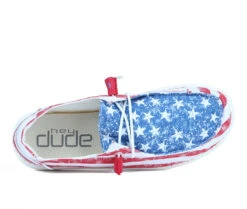 Women's HEYDUDE Wendy Patriotic Slip-On Shoes 7 Women's HEYDUDE Wendy Patriotic Slip-On Shoes -Heydude Shop 146088 313064 6
