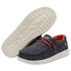 Heydude Youth Hey Dude Ocean Blue Wally Sox Casual Shoe