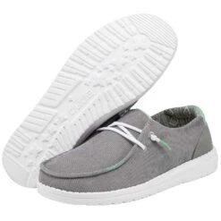 Heydude Women's Hey Dude Wendy Glacier Grey Corduroy Casual