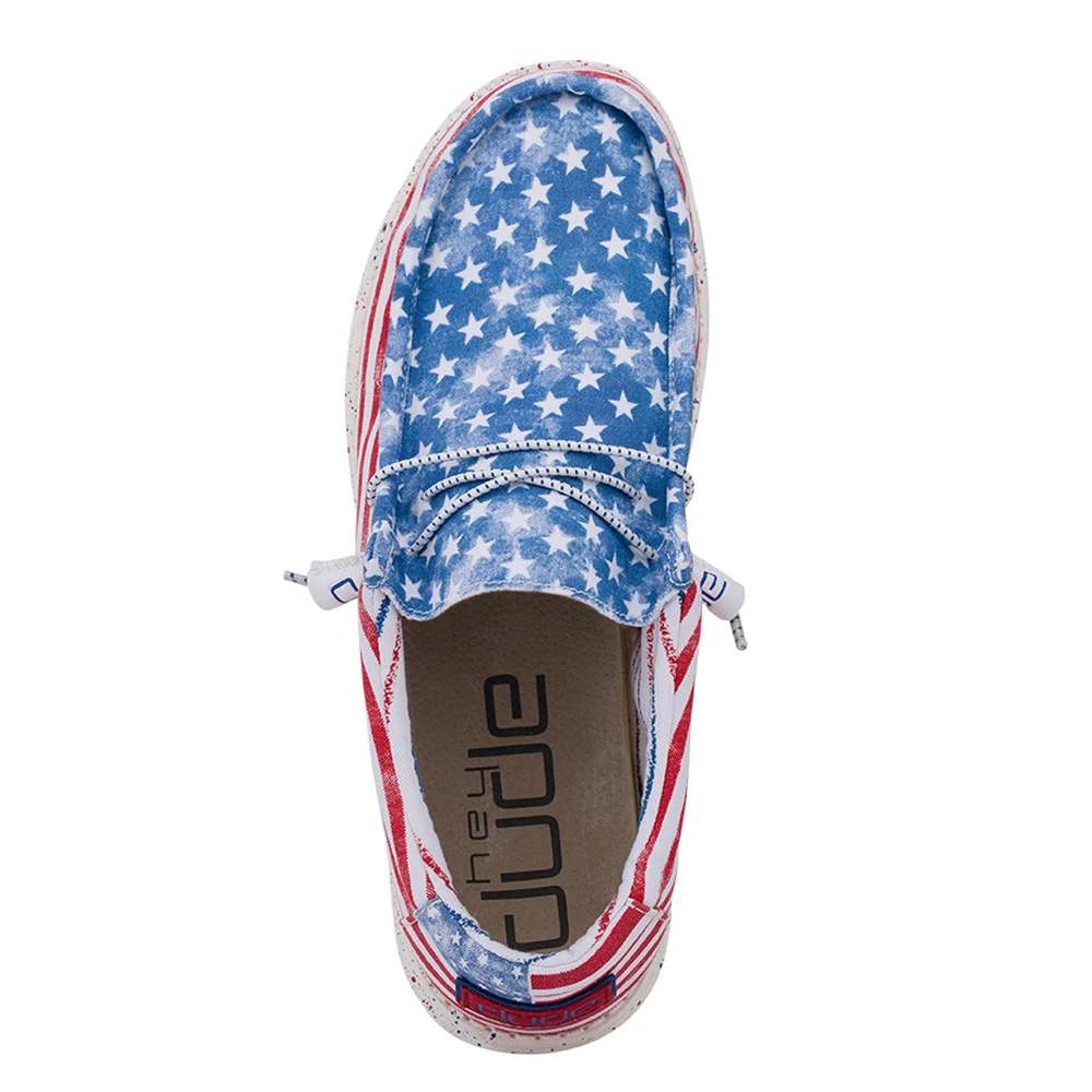 Heydude Mens Hey Dude Wally Stars & Stripes Casual Heydude Mens Hey Dude Wally Stars & Stripes Casual -Heydude Shop 150202699 5