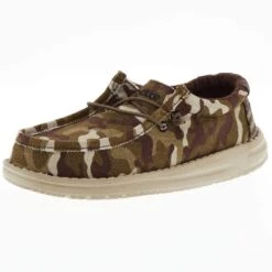 Heydude Kids Hey Dude Wally Camo Flag Casual