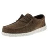 Heydude Men`s Hey Dude Wally Eco Linen Dark Brown -Heydude Shop 159467 default l