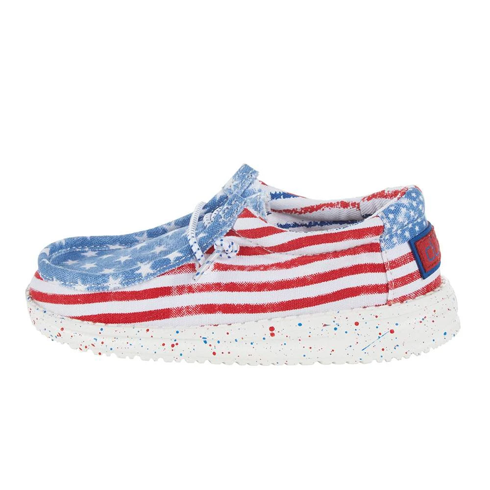 Heydude Toddler Hey Dude Wally Stars N Stripes Casual Heydude Toddler Hey Dude Wally Stars N Stripes Casual -Heydude Shop 160012699 3