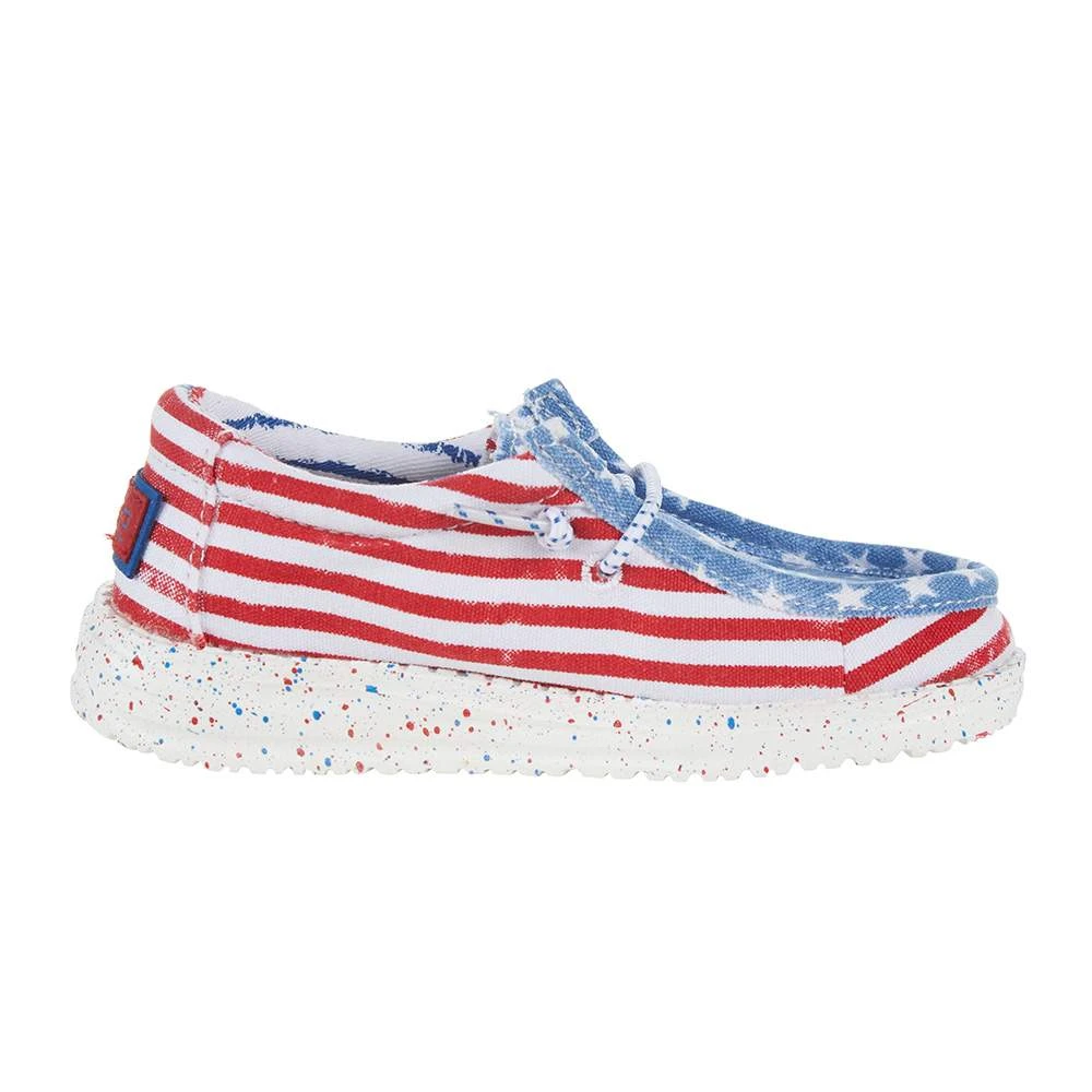Heydude Toddler Hey Dude Wally Stars N Stripes Casual Heydude Toddler Hey Dude Wally Stars N Stripes Casual -Heydude Shop 160012699 5