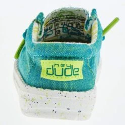 HeydudeToddler Hey Dude Wally Green Chambray Gamer Casual -Heydude Shop 160018360 04