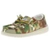 Heydude Youth Hey Dude Wally Ripstop Camo Casual Shoe