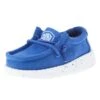 Heydude Toddler Hey Dude Wally Slub True Blue Canvas Casual Shoe -Heydude Shop 165991 default l