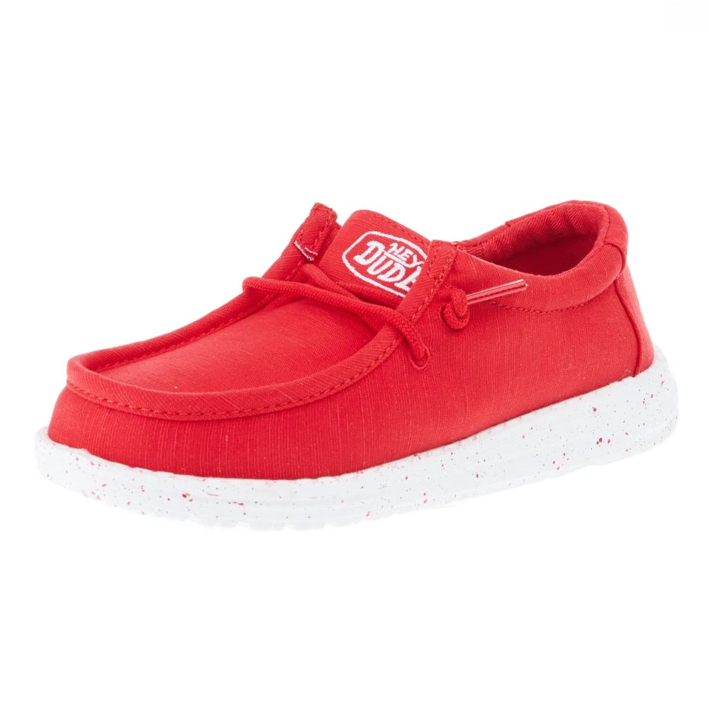Heydude Wally Youth Slub Canvas Red Heydude Wally Youth Slub Canvas Red -Heydude Shop 165994 default l