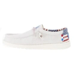 Heydude Men's Hey Dude Wally Patriotic Off White Casual -Heydude Shop 40001 1K1 03