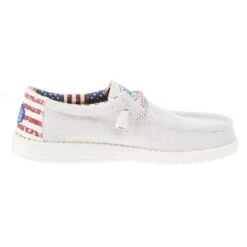 Heydude Men's Hey Dude Wally Patriotic Off White Casual -Heydude Shop 40001 1K1 05