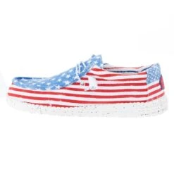 Heydude Men's Hey Dude Wally Patriotic Stars And Stripes Casual -Heydude Shop 40001 9C8 03