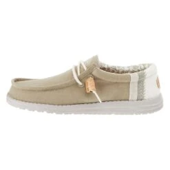 Heydude Men's Hey Dude Wally Linen Natural Mows Casual Shoe -Heydude Shop 400015 3VG 03