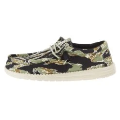 Heydude Men's Hey Dude Wally Tiger Camo Casual Shoe -Heydude Shop 40004 9CJ 03