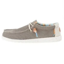 Heydude Men's Hey Dude Wally Eco Stretch Walnut Casual -Heydude Shop 40008 267 03