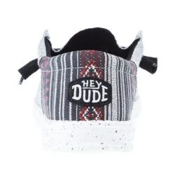 Heydude Men's Hey Dude Wally Funk Jacquared Black Aztec Casual -Heydude Shop 40010 0WI 04