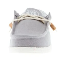 Heydude Men's Hey Dude Wally Linen Natural Grey Casual -Heydude Shop 40015 030 05