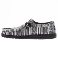 Heydude Men's Hey Dude Wally Serape Black Gravel Casual Shoe 4 Heydude Men's Hey Dude Wally Serape Black Gravel Casual Shoe -Heydude Shop 40017 0YB 03