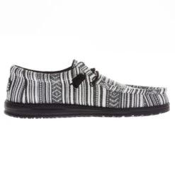 Heydude Men's Hey Dude Wally Serape Black Gravel Casual Shoe 6 Heydude Men's Hey Dude Wally Serape Black Gravel Casual Shoe -Heydude Shop 40017 0YB 05