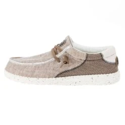 Heydude Men's Hey Dude Wally Stitch Teak Casual Shoe -Heydude Shop 40021 1IU 03