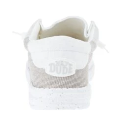 Heydude Men's Hey Dude Wally Stitch Optic White Casual Shoe -Heydude Shop 40021 1K3 04