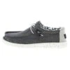 Heydude Men's Hey Dude Wally Stretch Canvas Opal Black -Heydude Shop 40022 1HX 02