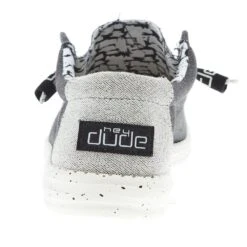 Heydude Men's Hey Dude Wally Stretch Canvas Opal Black -Heydude Shop 40022 1HX 03