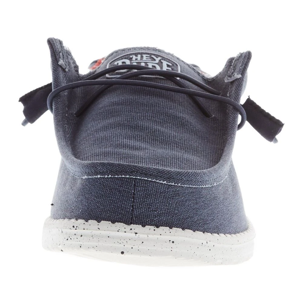 Heydude Men's Hey Dude Wally Stretch Canvas Blue Casual Shoe Heydude Men's Hey Dude Wally Stretch Canvas Blue Casual Shoe -Heydude Shop 40022 425 02