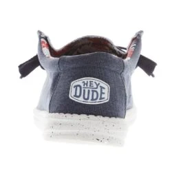 Heydude Men's Hey Dude Wally Stretch Canvas Blue Casual Shoe 5 Heydude Men's Hey Dude Wally Stretch Canvas Blue Casual Shoe -Heydude Shop 40022 425 04
