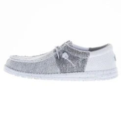 Heydude Men's Hey Dude Wally Tri Stone White Casual Shoe -Heydude Shop 40037 1KA 03